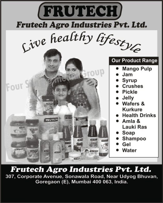 Mango Pulps, Jams, Syrups, Crushes, Pickles, Jelly, Wafers, Chips, Kurkure, Health Drinks, Amla Ras, Lauki Ras, Soaps, Shampoo, Hair Gel, Packaged Drinking Water