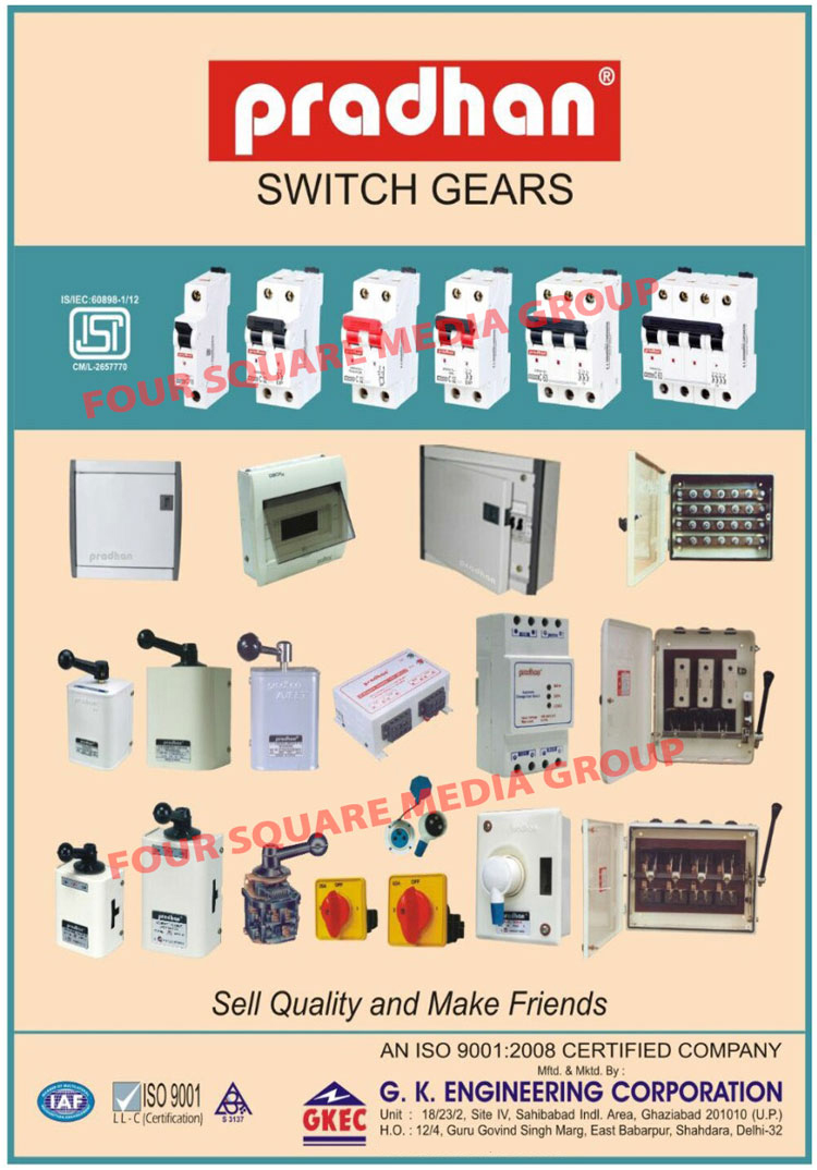 Miniature Circuit Breakers, Control Switches, MCB Boxes, Busbar Chambers, MCB Distribution Boards, AC Boxes, Plugs, Sockets