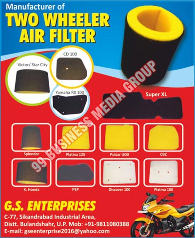 Automotive Filters, Automotive Air Filters, Two Wheeler Air Filters, 2 Wheeler Air Filters