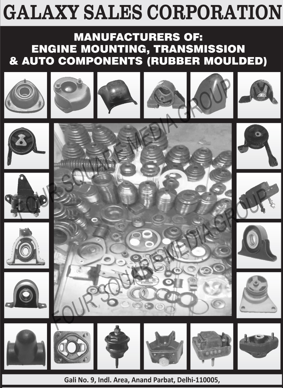 Engine Mountings, Rubber Moulded Transmission Components, Rubber Moulded Automotive Components