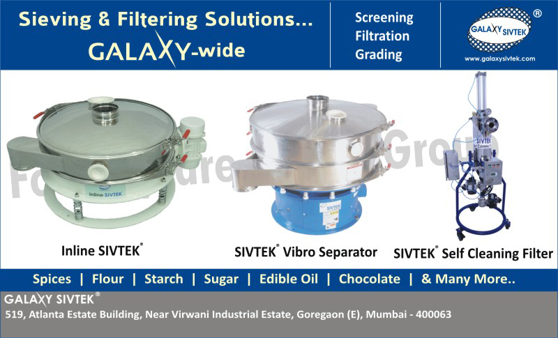 Vibro Separators,Vibro Screening Equipments, Inline Sivtek Separators