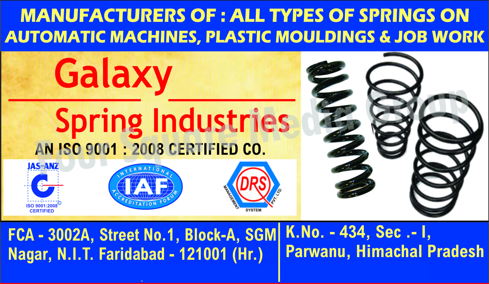 Springs, Job Work Springs, Plastic Moulding Springs, Automatic Machine Springs,Automatic Machines, Plastic Mouldings