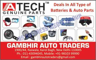 Automotive Batteries, Auto Parts