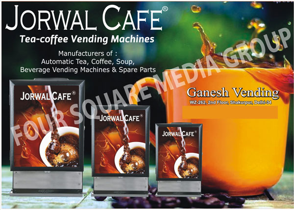 Tea Vending Machines, Coffee Vending Machines, Soup Vending Machines, Vending Machine Spare Parts, Beverage Vending Machines,Vending Machinery, Tea Machine, Coffee Machine