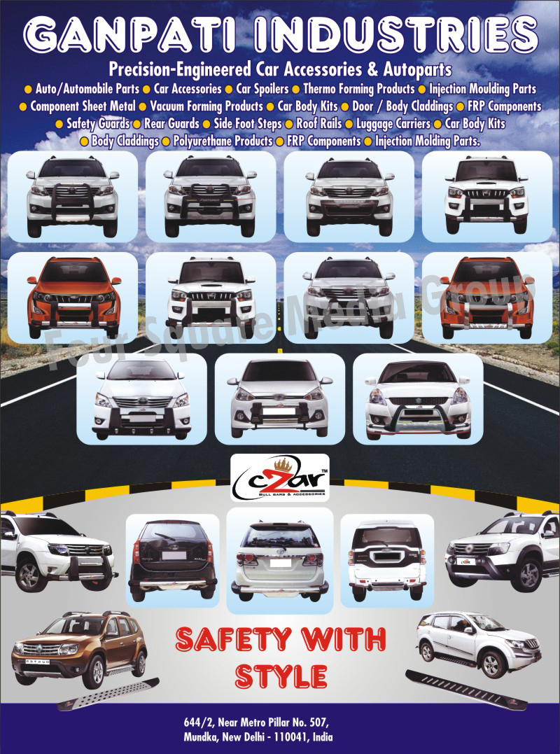 Automotive Accessories like, Four Wheeler Accessories like, 4 Wheeler Accessories like, Car Accessories like, ECOSPORT Stepney Covers, Car Spoilers, Roofrails, Roof Rails, Car Guards, Car Guard PU Parts, Car Guard PU Pillars, Car Guard PU Side Caps, Automotive Spare Parts like, Car Thermoforming Products, Car Injection Moulded Parts, Car Sheet Metal Components, Car Vacuum Forming Products, Car Body Kits, Car Door Claddings, Car Body Claddings, Car FRP Components, Car Safety Guards, Car Rear Guards, Car Side Foot Steps, Car Side Footsteps, Car Luggage Carriers, Automotive Polyurethane Products like, Four Wheeler Polyurethane Products like, 4 Wheeler Polyurethane Products like, Car Polyurethane Products, Roof Carriers, Rear DiffusersStepney Covers, Spoilers, Roof Rails, Car Guards, Car Guard PU Parts, Car Guard PU Pillars, Car Guard PU Side Caps, Automotive Fiber parts, Automotive Plastic Parts, Automotive Vacuums, Stepney Cover, Automotive Guards