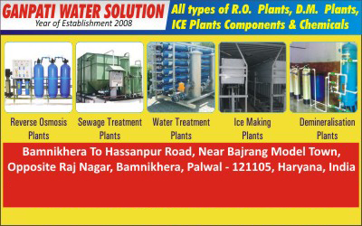 RO Plants, Reverse Osmosis Plants, DM Plants, Chemicals, Sewage Treatment Plants, Water Treatment Plants, Ice Making Plants, Demineralisation Plants, Water Treatment Chemicals