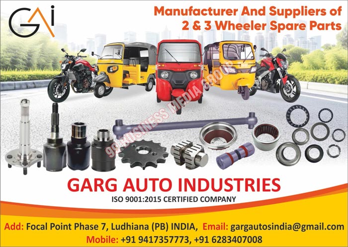 2 Wheeler Spare Parts, 3 Wheeler Spare Parts, Two Wheeler Spare Parts, Three Wheeler Spare Parts