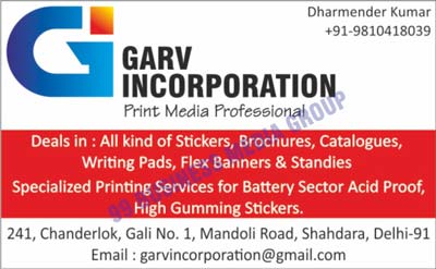 Stickers, Brochures, Catalogues, Writing Pads, Flex Banners, Standies, Battery Sector Acid Proof Printing Services, High Gumming Stickers Printing Services