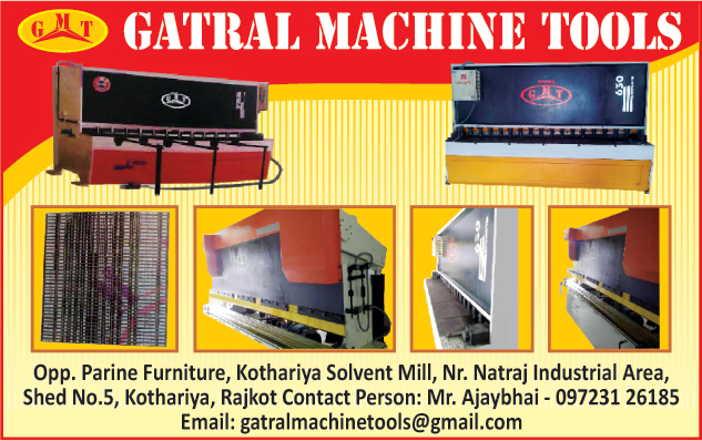 Shearing Machines, Press Brake Machine,Power Presses, Roll Plate Blending Machines