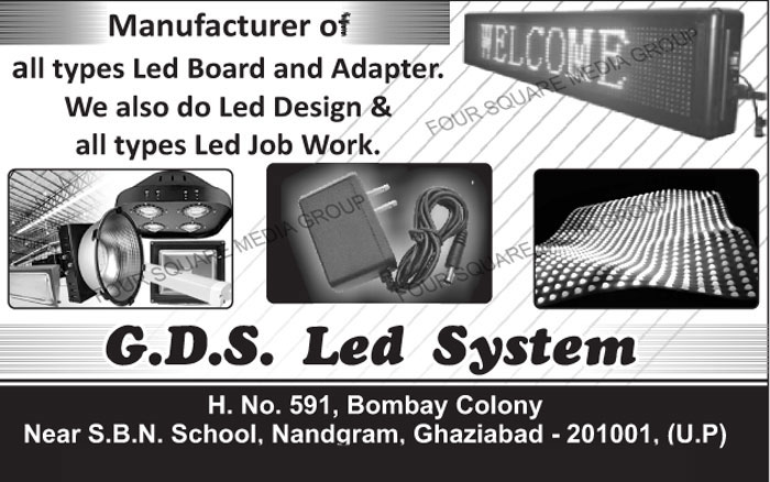 Led Boards, Adapters, Led Designing, Led Job Works