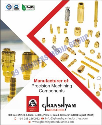 Precision Brass Auto Turned Components, Brass Electrical Parts, Brass Turned Components, Precision Machining Components