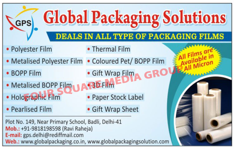 Packaging Films, Polyester Film, Thermal Film, Metalised Polyester Film, Coloured Pet Film, BOPP Film, Gift Wrap Film, Metalised BOPP Film, 3D Film, Holographic Film, Paper Stock Label, Pearlised Film, Gift Wrap Sheet