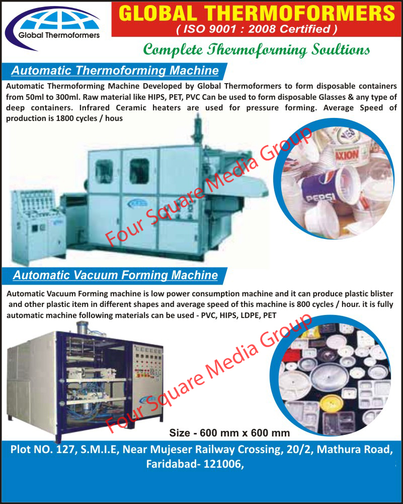 Thermoforming Machines, Vacuum Forming Machines, Thermoforming Solutions,Automatic Vacuum Forming Machine, Automatic Thermoforming Machines