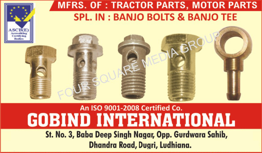 Tractor Parts, Motor Parts, Banjo Bolts, Banjo Tee,Ball Clevis, Brake Shoe Roller, Tractor Pins, Plastic Tractor Parts, Tractor Accessories, Tractor Axle, Tractor bracket, Tractor Brake Disc, Tractor Brake Drum, Tractor Bumper, Tractor Chain, Tractor Cluster, Tractor Components