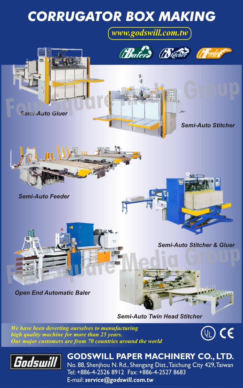 Semi Auto Gluer, Semi Auto Feeder, Semi Auto Stitcher, Open End Automatic Baler, Semi Auto Head Stitcher