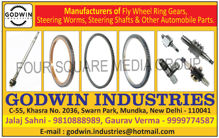 Automotive Spare Parts, Fly Wheel Ring Gears, Steering Worms, Steering Shafts