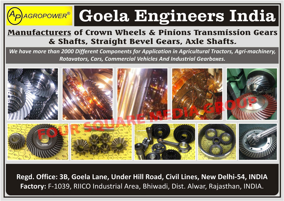 Crown Wheels, Crown Pinions, Transmission, Gears, Shafts, Straight Bevel Gears, Axle Shafts