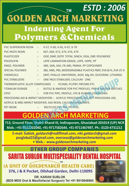 Polymers, Chemicals, PVC Suspension Paste Indenting Agents, PVC Blend Resin Indenting Agents, LDP Laminations, EVA, DOP Plasticizers, DOTP Plasticizers, DOA Plasticizers, TOTM Plasticizers, PPCP, Transparent ABSs, White ABSs, Natural ABSs, Transaparent PCs, Natural PCs, White PCs, Mineral CaCo3 Coateds, Mineral CoCo3 Uncoateds, Glycerines, Litharges, Zn oxides, Red Leads, TBLSs, DBLS, DBLPs, LS One Packs, Polymers Indenting Agents, Chemicals Indenting Agents, PVC Resins, Paste Resins, Plasticizers, Polyethylene - LDPE Lamination Grades, Engineering Polymers, Special Polymers, PVC Stabilizers, Special Additives, DINP Plasticizers, DBP Plasticizers, DINCH Plasticizers, Polymeric Plasticizers, LDPE Polyolefins, Lamination Grade Polyolefins, HDPE Polyolefins, PP Polyolefins, ABS Engineering Polymers, SAN Engineering Polymers, ASA Engineering Polymers, FR-ABS Engineering Polymers, PMMA Engineering Polymers, PP Copolymer Engineering Polymers, SBS Special Polymers, MBS Special Polymers, PBS Special Polymers, Biodegradable Plastics PBAT Special Polymers, DMT Chemicals, Phallic Anhydride Chemicals, AIOH Chemicals, Mg OH Chemicals, Glycerine Chemicals, Litharge Chemicals, One Pack PVC Stabilizers, Calcium-Zinc PVC Stabilizers, PC Thermoplastic Alloy Compounds, ABS Thermoplastic Alloy Compounds, PBT Thermoplastic Alloy Compounds, Recycled Pet Resins, PBT Pet Resins, PP Pet Resins, TPEE Pet Resins