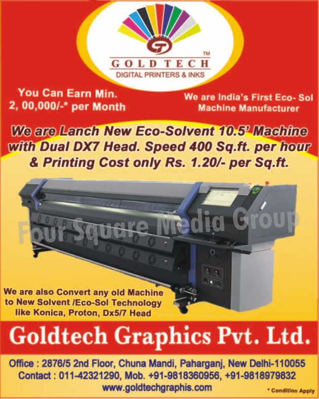 Eco Solvent Printing Machines, Old Machines Services,Solvent Printing Machines, Eco Solvent Inks, Solvent Spare Parts, Print Heads, Printing Machines