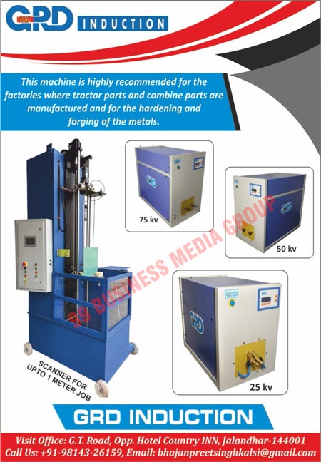 Induction Heaters, Resistance Welding Controls, Metal Gathering Controls, HF Induction Heaters, MF Induction Heaters, Induction Heating Machines, Mild Steel Induction Heaters, Induction Hardening Machines, Tensile Testing Machines