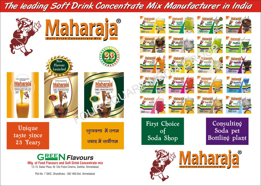 Food Flavours, Soft Drink Concentrate Mix