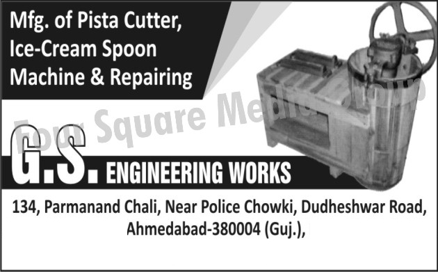 Pista Cutter, Ice Cream Spoon Machine