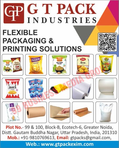 Packaging Solutions, Printing Solutions, Packaging Pouches, Packaging Bags, Food Packaging Materials, Poly Coated Papers, Paper Pouches, Laminated Pouches, Laminated Packaging Rolls, Woven Packaging Bags, Non Woven Packaging Bags, Aluminium Foil Papers, Stand Up Pouches, Cleaning Packaging Materials, Sanitary Packaging Materials, Agricultural Packaging Materials, Agricultural Packaging Pouches, Food Packaging Pouches, Bopp Bags, Paper Rolls