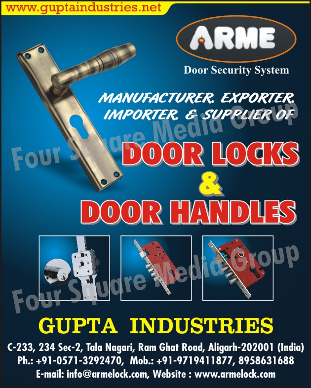 Door Locks, Door Handles