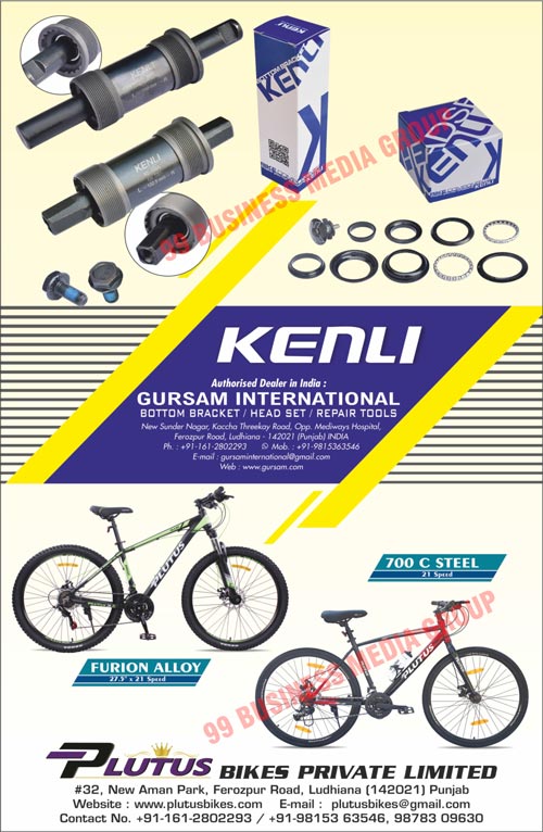 Bottom Brackets, Head Sets, Repair Tools