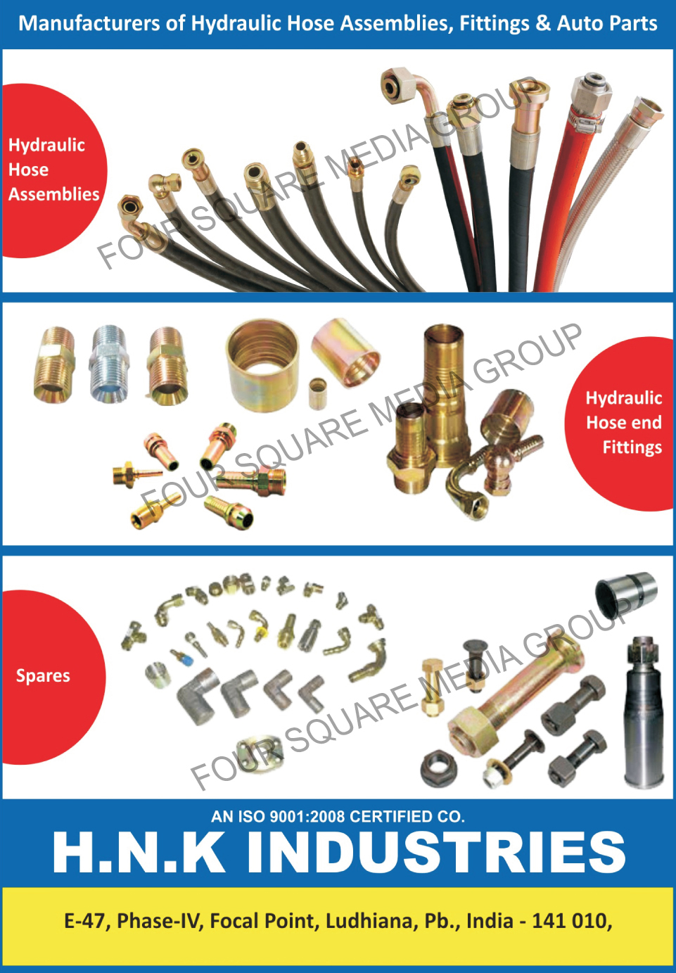 Hydraulic Hose Assembly, Hydraulic Hose Assemblies, Hydraulic Hose End Fittings, Automotive Spare Parts 