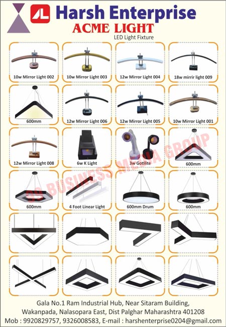 Led Lights, Led Light Fixtures, Mirror Lights, Foot Linear Lights