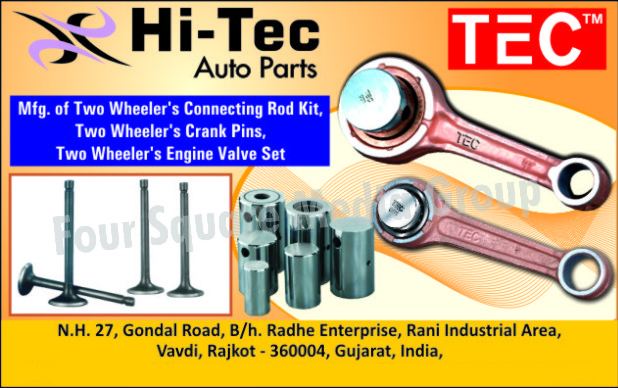 Automotive Parts, Two Wheeler Connecting Rod Kits, 2 Wheeler Connecting Rod Kits, 2 Wheeler Crank Pins, Two Wheeler Crank Pins, Two Wheeler Engine Valve Kits, 2 Wheeler Engine Valve Kits,  Automotive Spare Parts,Connection Rod Kit, Crank Pins, Engine Valve Set