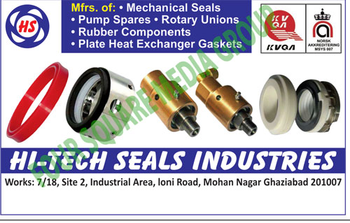 Mechanical Seals, Stainless Steel Pumps, Pump Spares, PHE Gaskets, Rotary Unions, Rubber Components, Plate Heat Exchanger Gaskets, Piston Seals, Union Gaskets,Plate Heat Exchange Gaskets