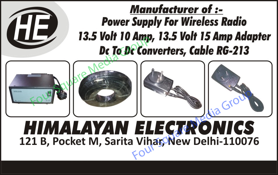 Wireless Radio Power Supply, Amp Adapters, DC to DC Converter, RG213 Coaxial Cable, Coaxial Cable, Power Supply