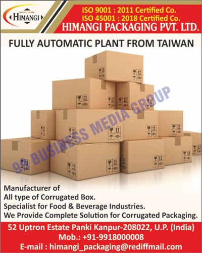 Food Industries Corrugated Boxes, Beverage Industries Corrugated Boxes, Corrugated Boxes, Corrugated Packagings