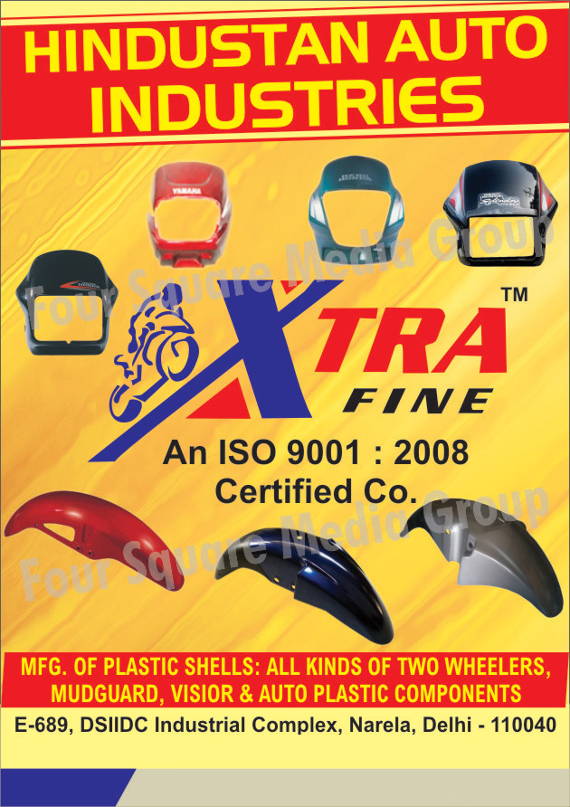 Two Wheeler Plastic Shells, 2 Wheeler Plastic Shells, 2 Wheeler Plastic Mudguards, Two Wheeler Mudguards, 2 Wheeler Visors, Two Wheeler Visors, Automotive Plastic Components,Plastic Shells, Mudgaurds, Visors, 2 Wheelers Plastic Components