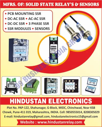 Solid State Relays, Solid State Sensors, PCB Mounting SSRs, DC-AC SSRs, AC-AC SSRs, DC-DC SSRs, 3 Phase SSRs, SSR Modules, Sensors