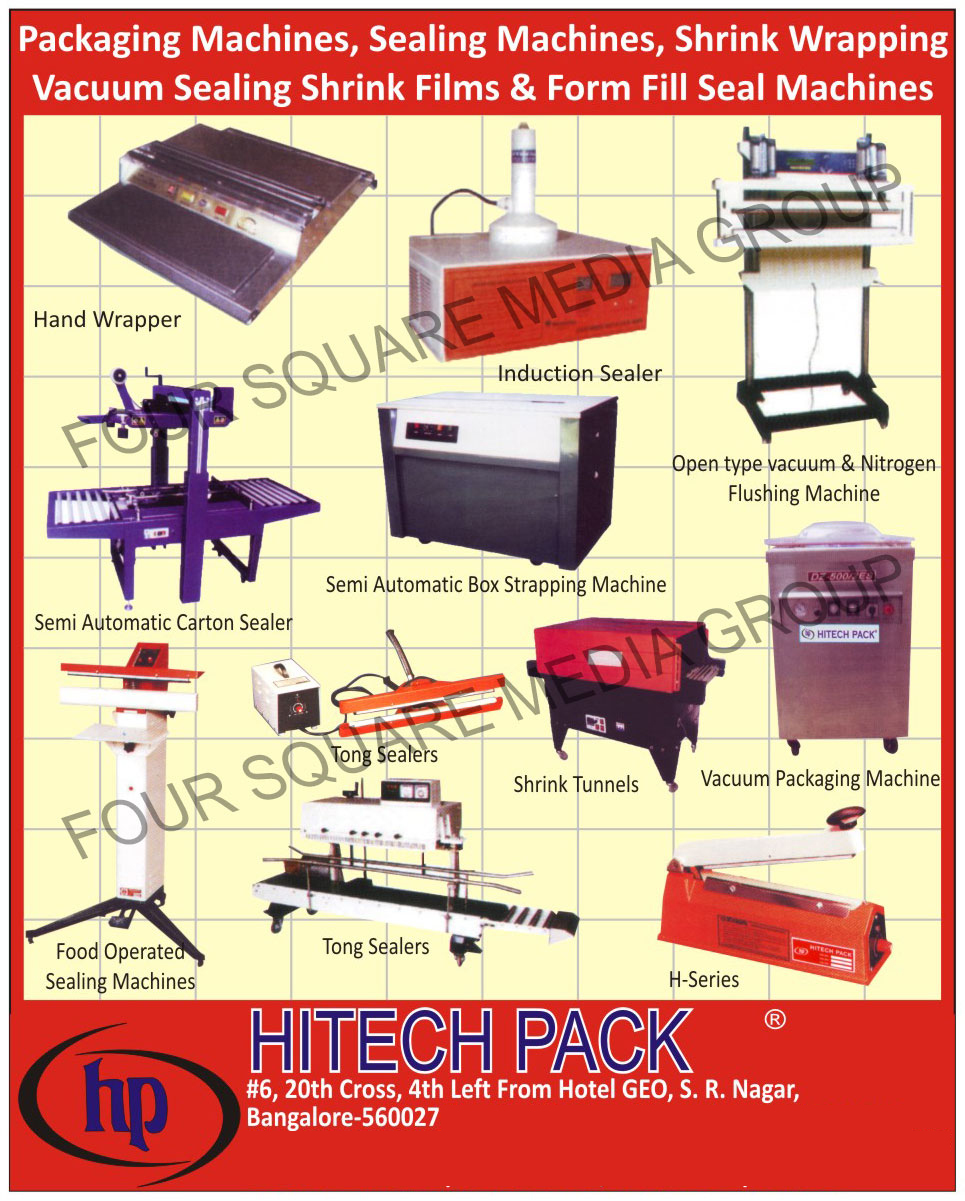 Packaging Machines, Sealing Machines, Shrink Machines, Vacuum Sealing Shrink Films, Form Fill Seal Machines, Induction Sealer, Hand Wrappers, Carton Sealer, Box Strapping Machines, Carton Strapping Machines, Vacuum Flushing Machines, Nitrogen Flushing Machines, Shrink Tunnels, Box Strapping Machines, Vacuum Packaging Machines, Tong Sealer, Food Operated Sealing Machines,Shrink Wrapping Vacuum Sealing Shrink Films, Form Fill Seal Machines, Wrapper, Semi Automatic Carton Sealer