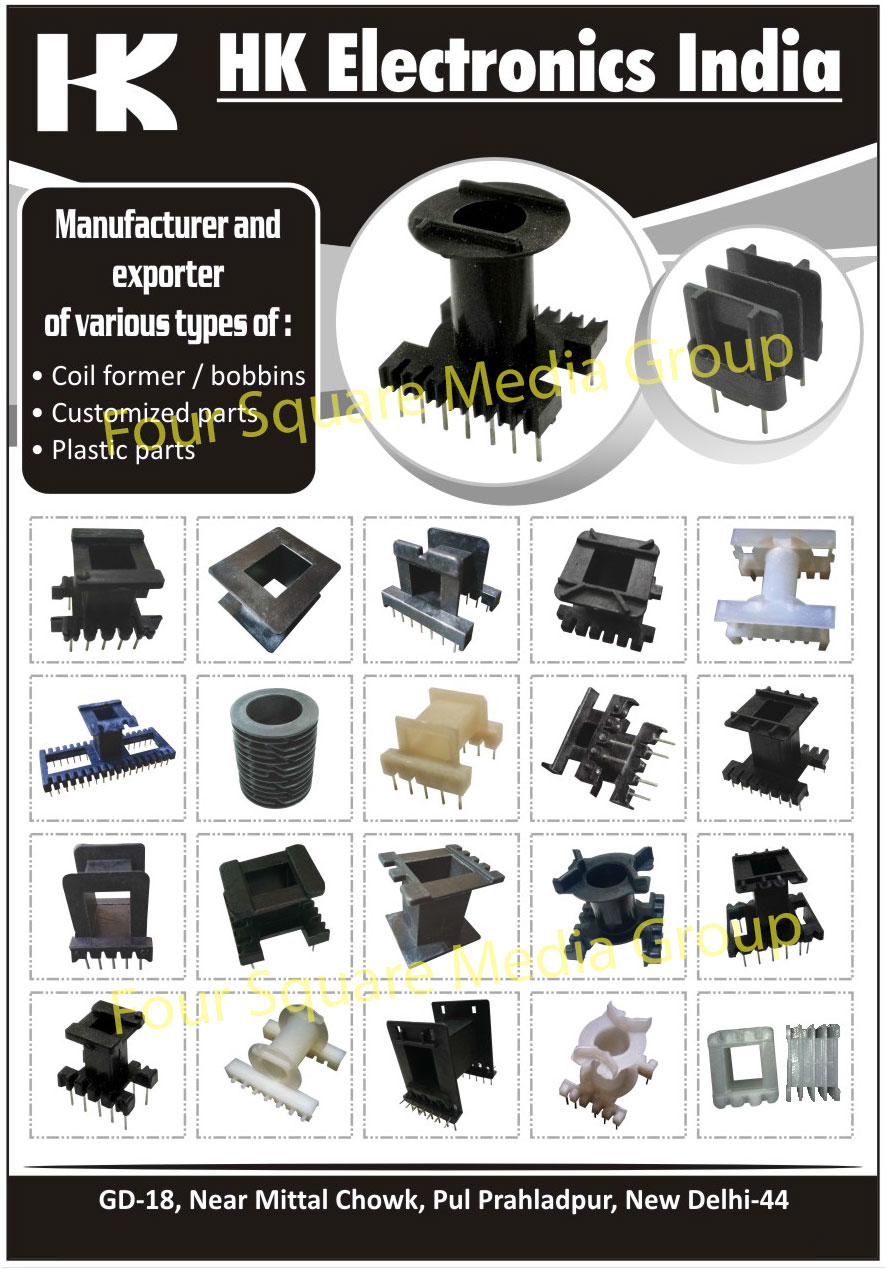 Coil Formers, Coil Bobbins, Electronic Plastic Parts, Customized Electronic Parts