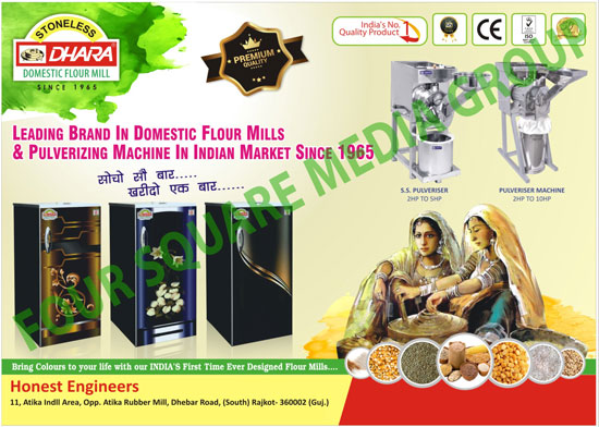 Domestic Flour Mill, Domestic Atta Chakki, Heavy Duty Pulverizers, Two In One Stainless Steel Pulverizer