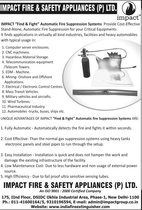 Automatic Fire Suppression Systems, Find Fire Suppression Systems, Fighting Fire Suppression Systems,Fire Extinguisher Accessories, Sprinklers, Fire Sensor, Smoke Detectors, Fire Extinguisher, Safety Signages, Non Glow Signages