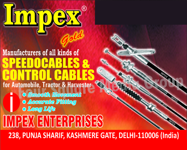 Automotive Control Cables, Automotive Cables, Automotive Speedo Cables, Tractor Control Cables, Tractor Speedo Cables, Harvester Control Cables, Harvester Speedo Cables,Speedometers, Control Cables