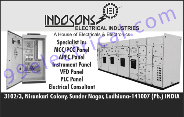 MCC Panels, PCC Panels, APFC Panels, Instrument panels, VFD Panels, PLC Panels, Electrical Consultancy Service,PLC Relay, Relay Panels, Electrical Panels, Stabilizer, LT Panels, Motor Control Centers, Power Control Centers, Distribution Panels, AC Drives Control Panels, DC Drives Control Panels, PLC Control Panels, AC Motors, DC Motors, AMF Panels, Custom Build Control System