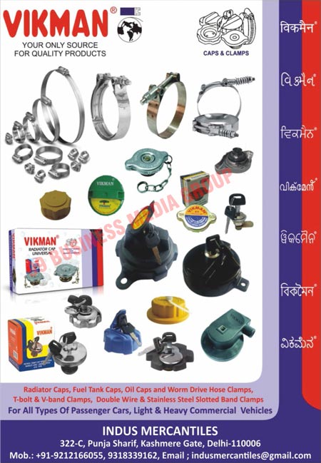 Radiator Caps, Fuel Tank Caps, Oil Caps, Automotive Worm Drive Hose Clamps, Automotive T Bolts, Automotive V band Clamps, Automotive Double Wires, Automotive Stainless Steel Slotted Band Clamps, Diesel Tank Caps, Passenger Car Radiator Caps, Passenger Car Fuel Tank Caps, Passenger Car Oil Caps, Passenger Car Worm Drive Hose Clamps, Passenger Car T Bolts, Passenger Car V band Clamps, Passenger Car Double Wires, Passenger Car Stainless Steel Slotted Band Clamps, Passenger Car Diesel Tank Caps, Light Commercial Vehicle Radiator Caps, Light Commercial Vehicle Fuel Tank Caps, Light Commercial Vehicle Oil Caps, Light Commercial Vehicle Worm Drive Hose Clamps, Light Commercial Vehicle T Bolts, Light Commercial Vehicle V band Clamps, Light Commercial Vehicle Double Wires, Light Commercial Vehicle Stainless Steel Slotted Band Clamps, Light Commercial Vehicle Diesel Tank Caps, Heavy Commercial Vehicle Radiator Caps, Heavy Commercial Vehicle Fuel Tank Caps, Heavy Commercial Vehicle Oil Caps, Heavy Commercial Vehicle Worm Drive Hose Clamps, Heavy Commercial Vehicle T Bolts, Heavy Commercial Vehicle V band Clamps, Heavy Commercial Vehicle Double Wires, Heavy Commercial Vehicle Stainless Steel Slotted Band Clamps, Heavy Commercial Vehicle Diesel Tank Caps