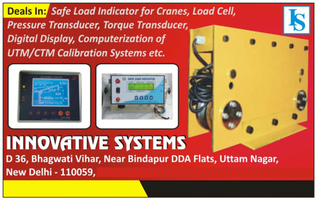 Load Cells, Pressure Transducer, Torque Transducer, Digital Display, UTM Calibration Computerization System, CTM Calibration Computerization System, Crane Safe Load Indicator