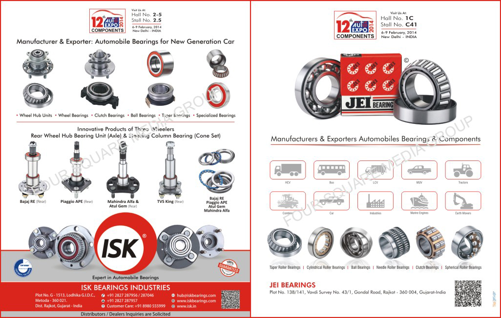 automobile bearings, Automotive Bearings