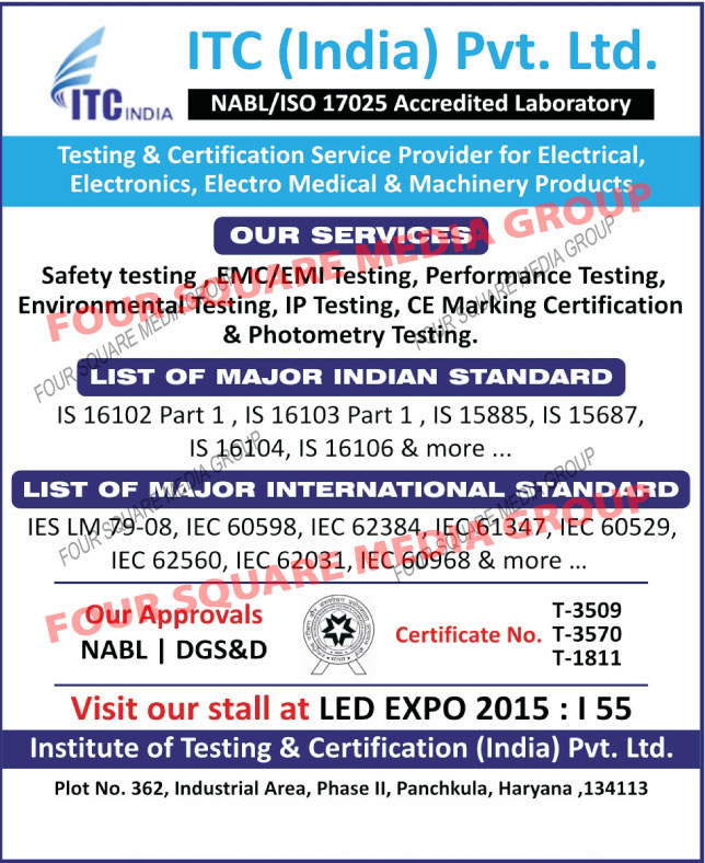 Electrical Testing Services, Electronics Testing Services,  Electro Medical Testing Services, Machinery Products Testing Services, Certification Service Provider for Electrical, Certification Service Provider for Electronics, Certification Service Provider for Electro Medical, Certification Service Provider for Machinery Products, Safety Testing Services, EMC Testing Services, EMI Testing Services, Performance Testing Services, Environmental Testing Services, IP Testing Services, CE Marketing Certification, Photometry Testing Services