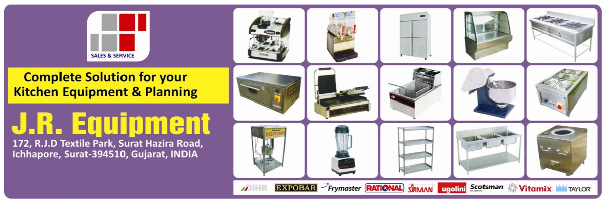 Kitchen Equipments, Restaurant Equipments, Hotel Equipments, Cooking Gas Range, Sinks, Tandoor, Deep Fryers, Canteen Kitchen Equipments, Vegetable Cutting Machines, Noodles Machines, Coffee Vending Machines, Juice Machines, Softy Machines, Pulverizer Machines, Idli Making Machines, Shake Machines, Popcorn Machines, Chocolate Fountain Machines, Bakery Machines, Cone Bakers, Chain Toasters, Ice Crushers, Electric Salamander, Sandwich Grillers, Juice Dispensers, Chocolate Warmers, Pizza Ovens, Food Display Cabinets, Dough Mixers, Ice Blenders, Soup Kettles, Water Coolers, Service Counters, Dish Washers, Commercial Refrigerators, Industrial Gas Range, Industrial Fryers, Stainless Steel Racks, Chapati Plate Puffers, Fast Food Counters, Conveyor Toasters, Potato Peelers