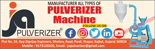 Double Chamber Blowers Type, Cyclone Pulverizer Machines, Pulverizer Machines