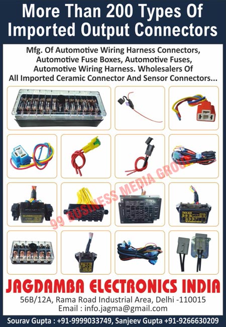 Head light Holders,, Automotive Fuse Boxes, Automotive Couplers, Automotive Connectors, Automotive Terminals, Automotive Wiring Harness Connectors, Automotive Electrical Parts, Electric Rickshaw Charging Sockets, Automotive Fuses, Automotive Wiring Harness, Ceramic Connectors, Sensor Connectors, Output Connectors, Electric Rickshaw Junction Boxes, Electric Rickshaw Inline Mini Fuse Holders, Electric Rickshaw Maruti Type Fuse Holders